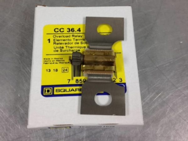 CC36.4 SQUARE D/TELEMECANIQUE THERMAL OVERLOAD HEATER ELEMENTS
