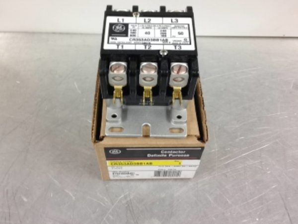 CR353AD3BB1AB GE CONTROL NEMA CONTROLS/IEC CONTROLS/PLC/RENEWAL PARTS DEFINITE PURPOSE CONTACTORS