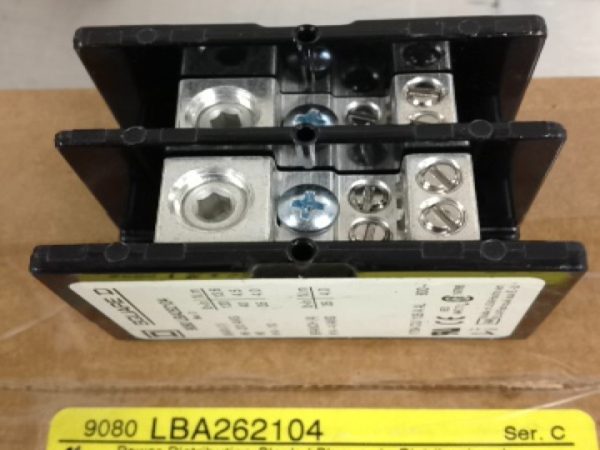 9080LBA262104 SQUARE D/TELEMECANIQUE POWER BLOCKS & DISTRIBUTION BLOCKS