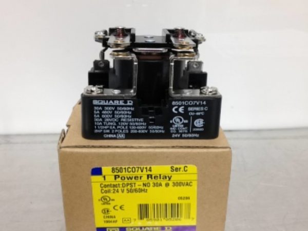 8501CO7V14 SQUARE D/TELEMECANIQUE GENERAL PURPOSE POWER RELAYS & ACCESSORIES