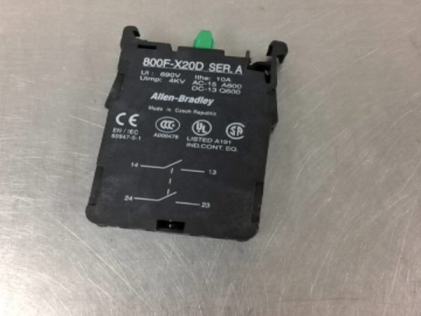 800F-X20D ALLEN BRADLEY 800FX20D
