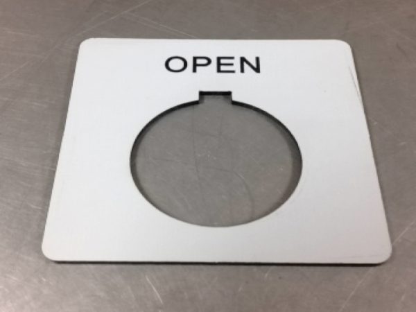 9001KN109WP SQUARE D/TELEMECANIQUE LEGEND PLATES