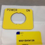 9001SKN138 SQUARE D/TELEMECANIQUE LEGEND PLATES