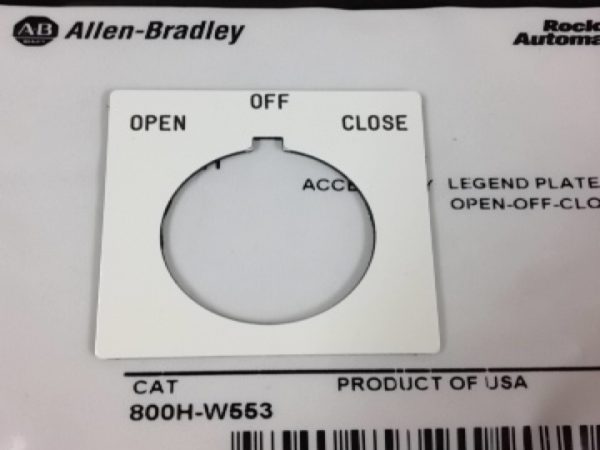 800H-W553 ALLEN BRADLEY 800HW553