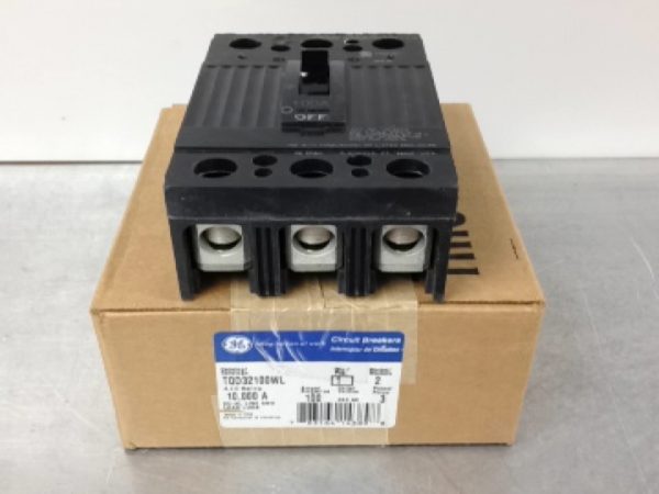 TQD32100WL GE DISTRIBUTION EQUIPMENT NON-INTERCHANGEABLE TRIP THERMAL MAGNETIC CIRCUIT BREAKERS