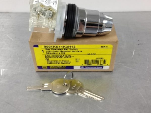 9001KS11K3H13 SQUARE D/TELEMECANIQUE SELECTOR SWITCH COMPLETE ASSEMBLIES