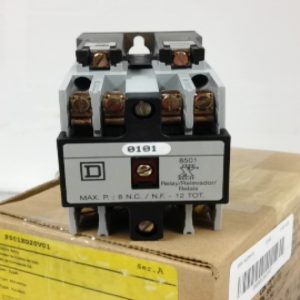8501XO20V01 SQUARE D/TELEMECANIQUE NEMA CONTROL RELAYS & ACCESSORIES