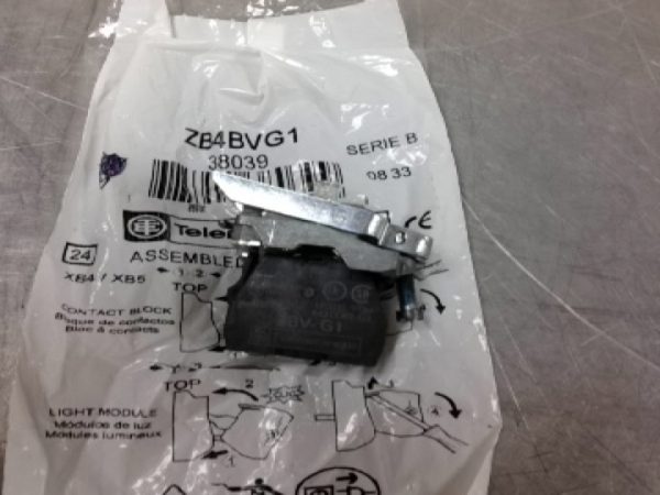 ZB4BVG1 SQUARE D/TELEMECANIQUE PILOT LIGHT COMPONENTS