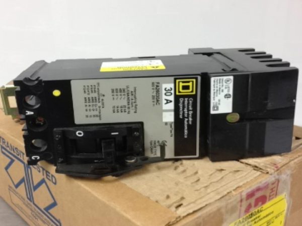 FA26030AC SQUARE D/TELEMECANIQUE NON-INTERCHANGEABLE TRIP THERMAL MAGNETIC CIRCUIT BREAKERS