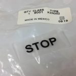 9001KXN202 SQUARE D/TELEMECANIQUE LEGEND PLATES