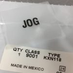 9001KXN118 SQUARE D/TELEMECANIQUE LEGEND PLATES