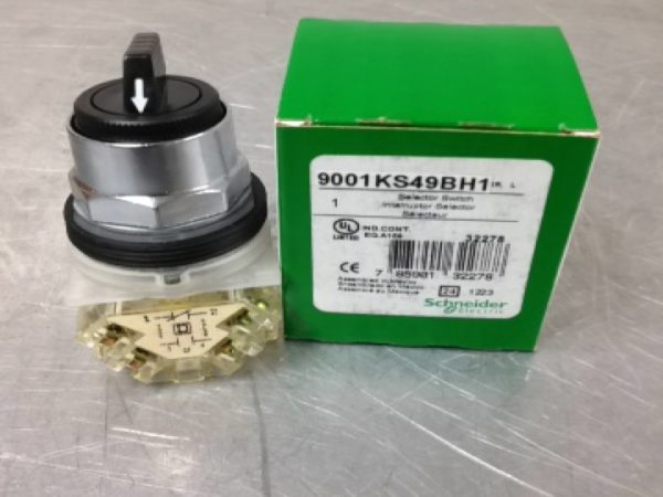 9001KS49BH1 SQUARE D/TELEMECANIQUE SELECTOR SWITCH COMPLETE ASSEMBLIES