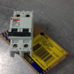60155 SQUARE D/TELEMECANIQUE DIN RAIL MOUNT CIRCUIT BREAKERS