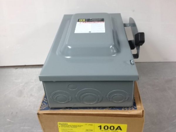 DU323 SQUARE D/TELEMECANIQUE NON-FUSIBLE GENERAL DUTY SAFETY SWITCHES