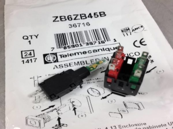 ZB6ZB45B SQUARE D/TELEMECANIQUE PUSH BUTTON COMPONENTS
