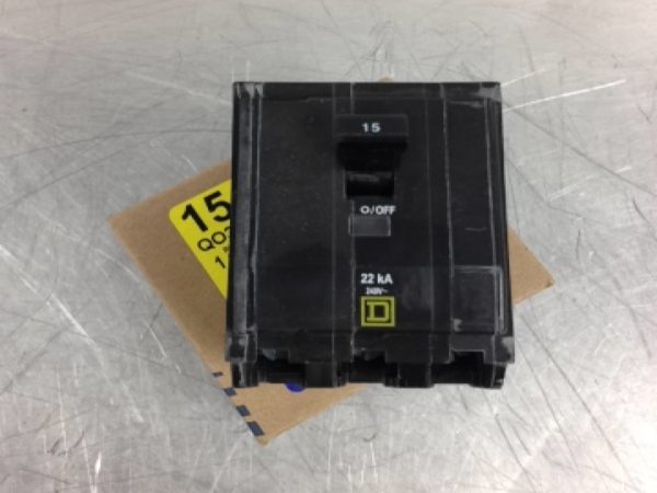 QO315VH SQUARE D/TELEMECANIQUE STANDARD TRIP PLUG-IN CIRCUIT BREAKERS