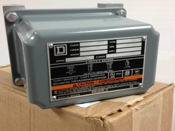 9013GHR2J63X SQUARE D PRESSURE SWITCH