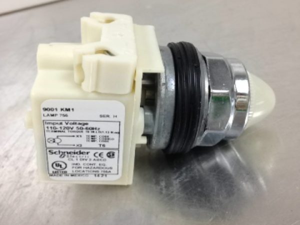 9001KP1W9 SQUARE D/TELEMECANIQUE PILOT LIGHT COMPLETE ASSEMBLIES