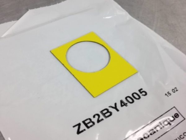 ZB2BY4005 SQUARE D/TELEMECANIQUE LEGEND PLATES