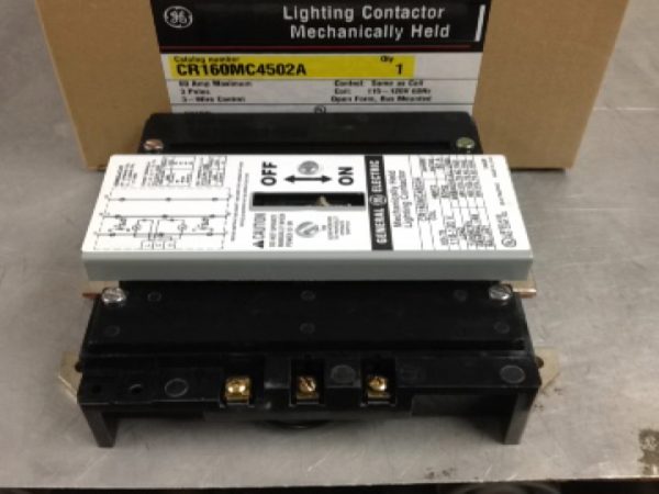 CR160MC4502A GE CONTROL NEMA CONTROLS/IEC CONTROLS/PLC/RENEWAL PARTS LIGHTING CONTACTORS