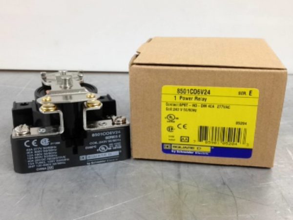 8501CO6V24 SQUARE D/TELEMECANIQUE GENERAL PURPOSE POWER RELAYS & ACCESSORIES