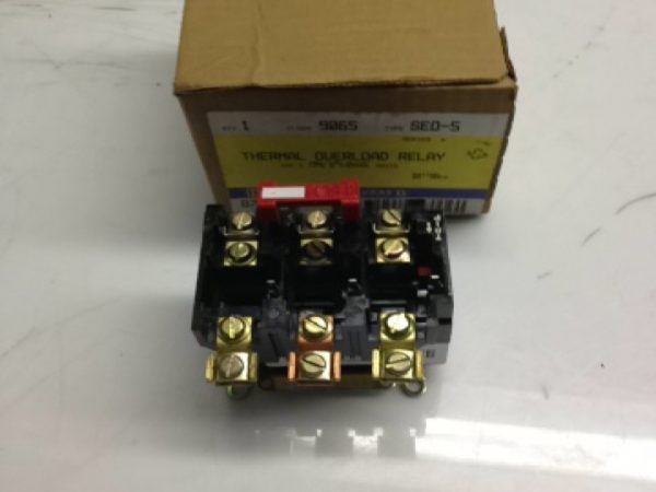 9065SEO5 SQUARE D/TELEMECANIQUE OVERLOAD RELAYS & ACCESSORIES