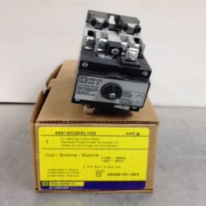 8501XO20XLV02 SQUARE D/TELEMECANIQUE NEMA CONTROL RELAYS & ACCESSORIES