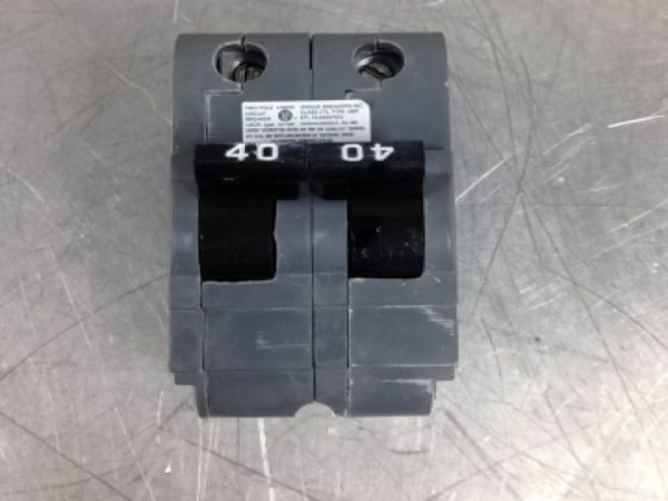 Replacement circuit breaker type UBIF NA (THICK). 2-pole 40A