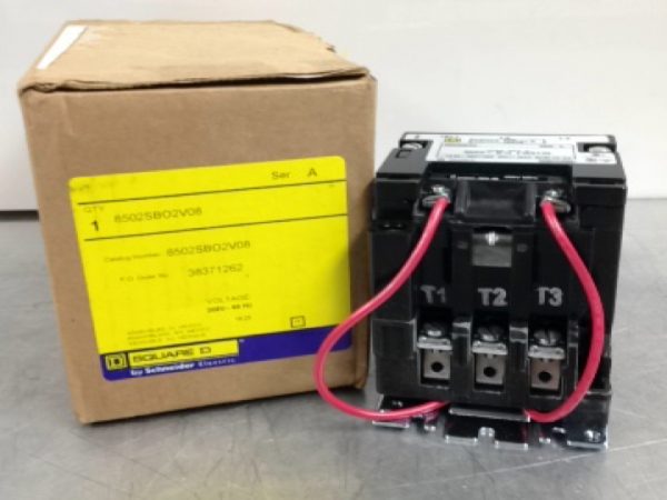 8502SBO2V08 SQUARE D/TELEMECANIQUE NEMA CONTACTORS