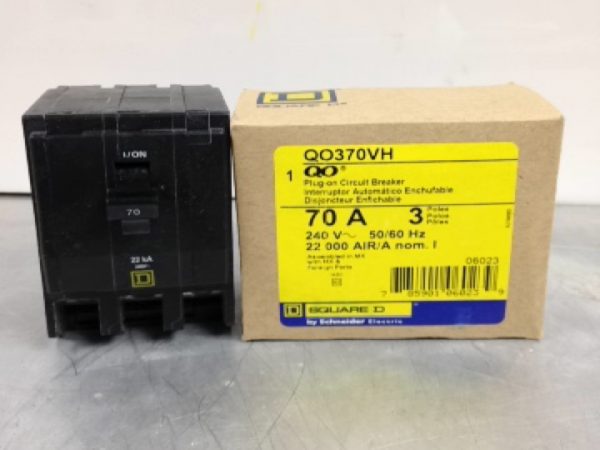 QO370VH SQUARE D/TELEMECANIQUE STANDARD TRIP PLUG-IN CIRCUIT BREAKERS