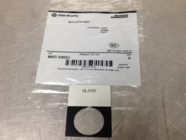 800T-X502J ALLEN BRADLEY 800TX502J