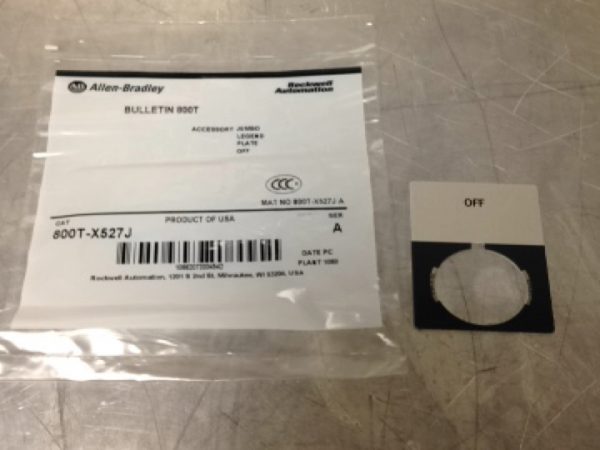 800T-X527J ALLEN BRADLEY 800TX527J