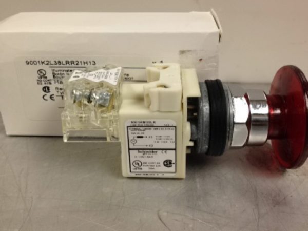9001K2L38LRR21H13 SQUARE D/TELEMECANIQUE PUSH BUTTON COMPLETE ASSEMBLIES