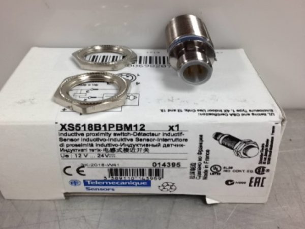 XS518B1PBM12 SQUARE D/TELEMECANIQUE INDUCTIVE PROXIMITY SENSORS