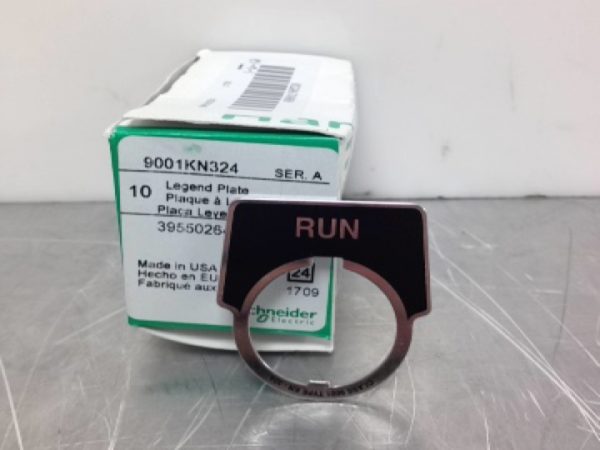 9001KN324 SQUARE D/TELEMECANIQUE LEGEND PLATES