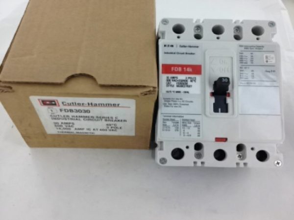 FDB3030 CUTLER-HAMMER MULTIPLE METERING NON-INTERCHANGEABLE TRIP THERMAL MAGNETIC CIRCUIT BREAKERS