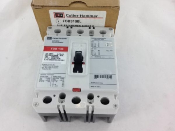 FDB3100L CUTLER-HAMMER MULTIPLE METERING NON-INTERCHANGEABLE TRIP THERMAL MAGNETIC CIRCUIT BREAKERS