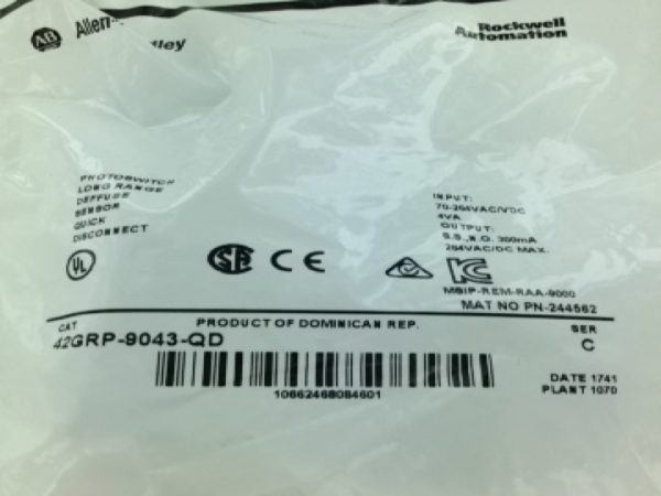 42GRP-9043-QD ALLEN BRADLEY 42GRP9043QD