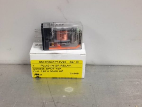 8501RS41P14V20 SQUARE D/TELEMECANIQUE GENERAL PURPOSE PLUG-IN RELAYS & ACCESSORIES