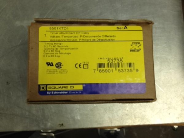 8501XTD1 SQUARE D/TELEMECANIQUE NEMA CONTROL RELAYS & ACCESSORIES