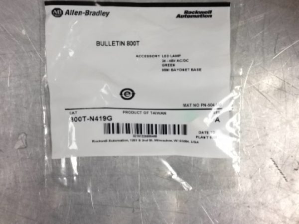 800T-N419G ALLEN BRADLEY 800TN419G
